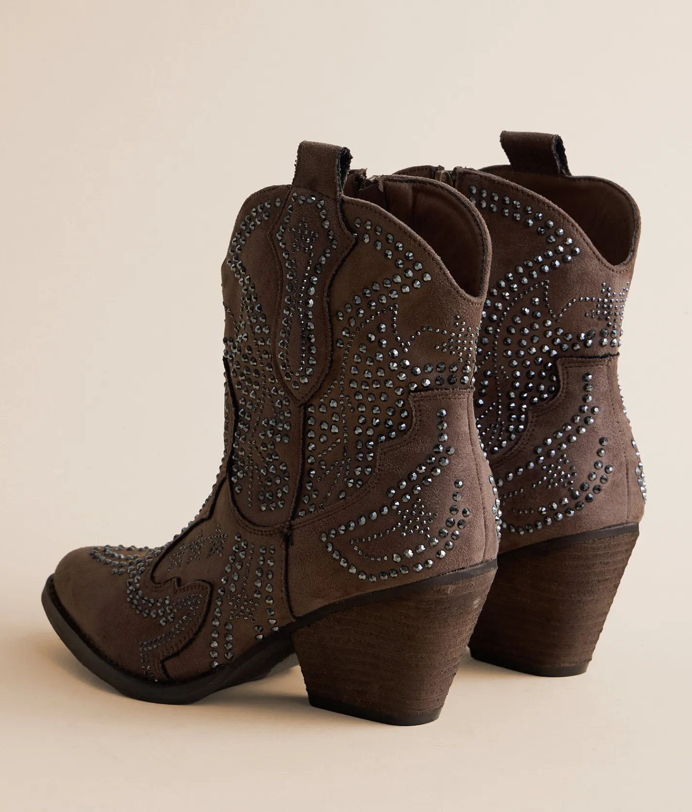 Shoes | Very G Paige Western Ankle Boot Taupe