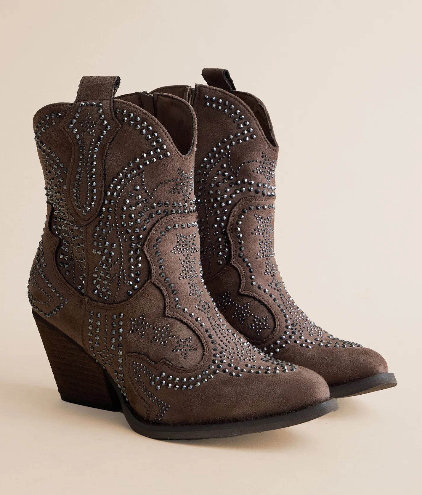 Shoes | Very G Paige Western Ankle Boot Taupe