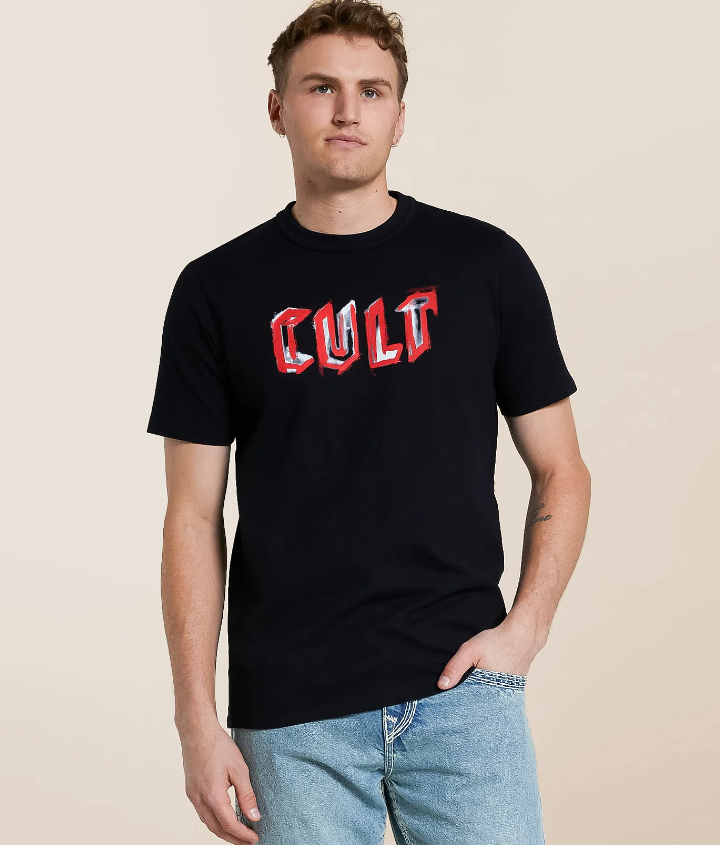 Cult of Individuality Painter T-Shirt Black