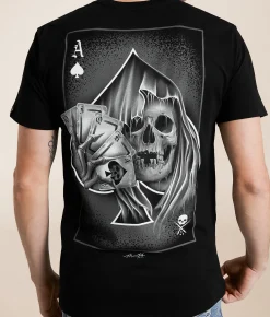 Tops|Graphic T-Shirts | Sullen Pala De La Muerte T-Shirt Jet Black