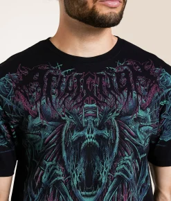 Tops|Graphic T-Shirts | Affliction Pale Sky T-Shirt Black