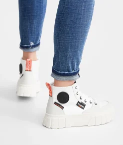 Palladium Pallatower Hi Platform Sneaker Star White Outlet