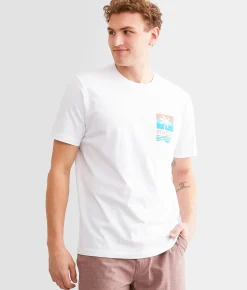 Graphic T-Shirts | RVCA Palm Stack T-Shirt White