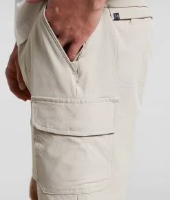 Maven Co-op Panoramic Cargo Stretch Short Dark Tan Light Tan Hot