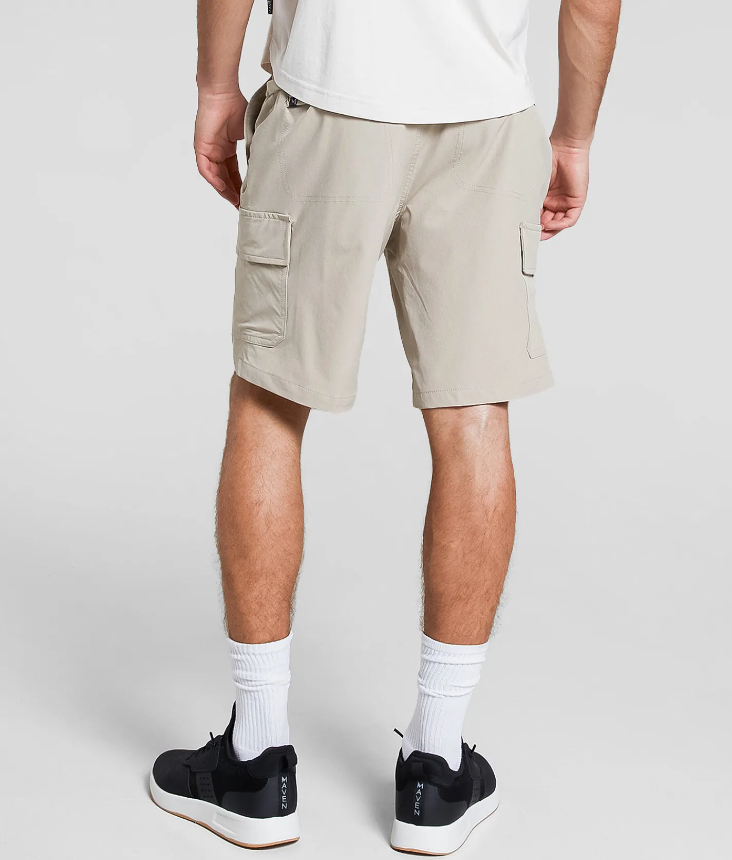 Maven Co-op Panoramic Cargo Stretch Short Dark Tan Light Tan Hot