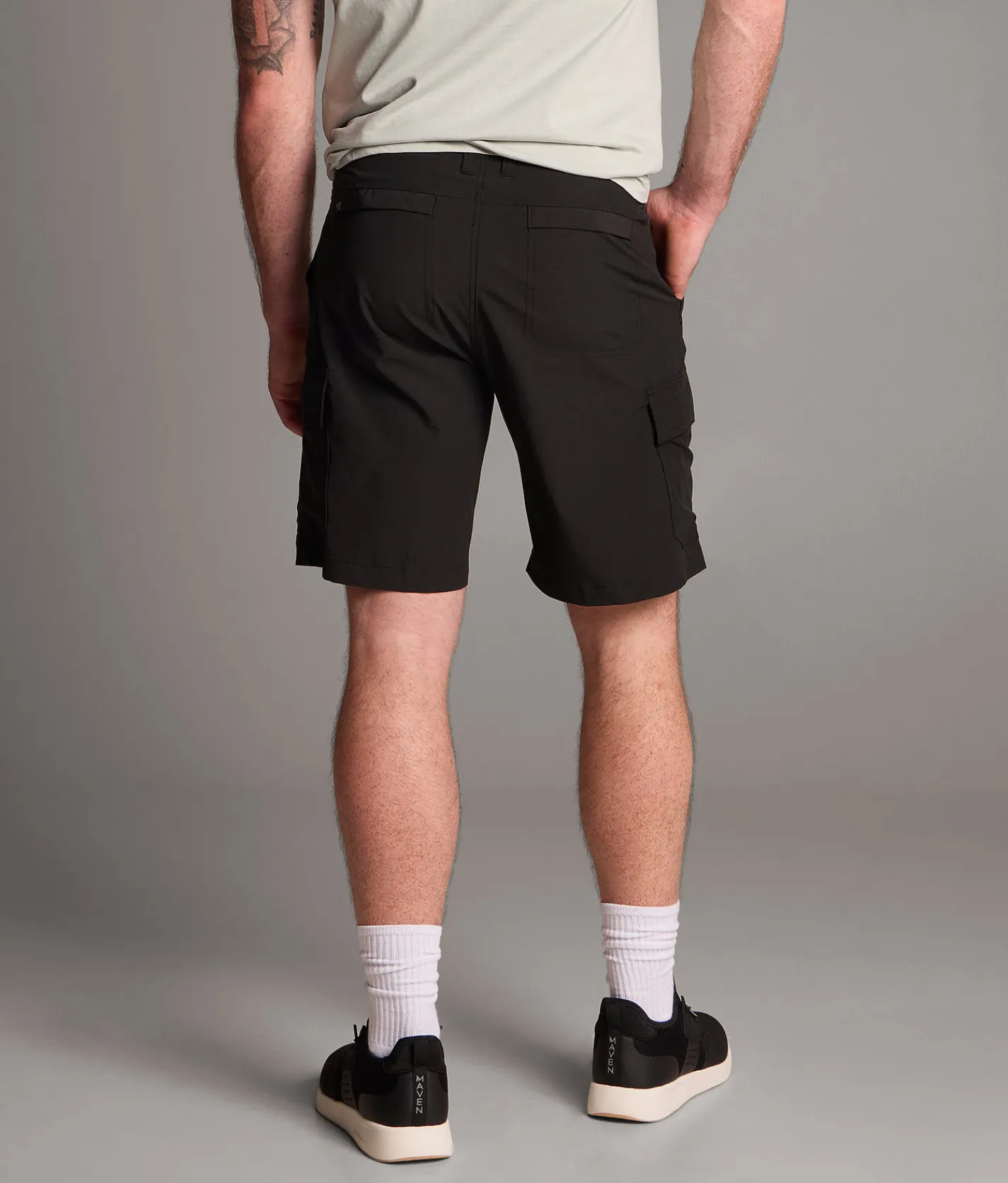 Shorts | Maven Co-op Panoramic Cargo Stretch Short Black