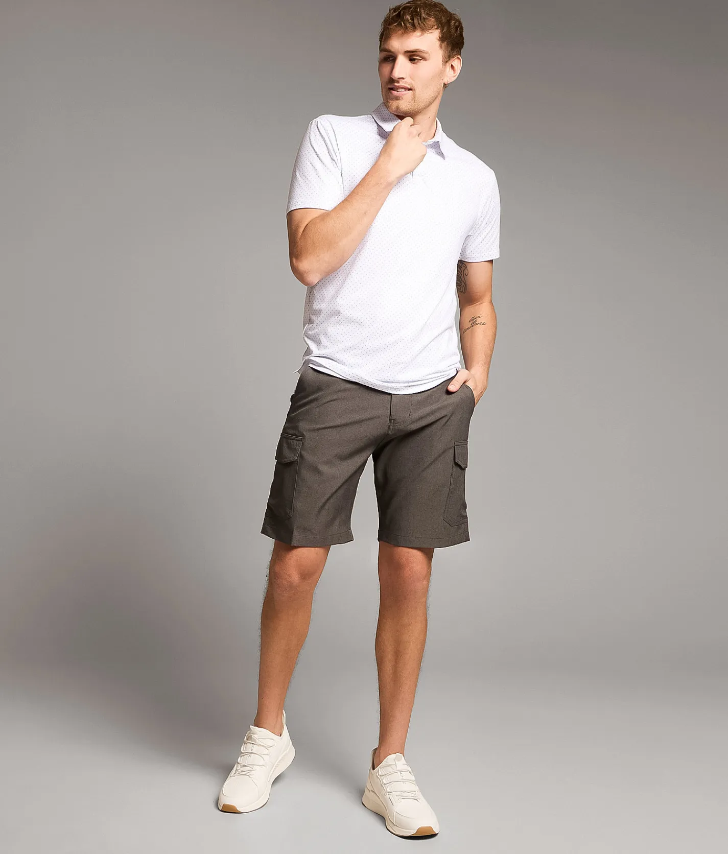 Bottoms|Shorts | Maven Co-op Panoramic Cargo Stretch Short Gargoyle