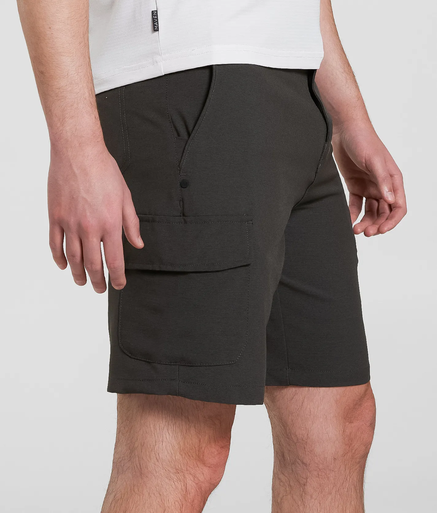 Bottoms|Shorts | Maven Co-op Panoramic Cargo Stretch Short Raven Black