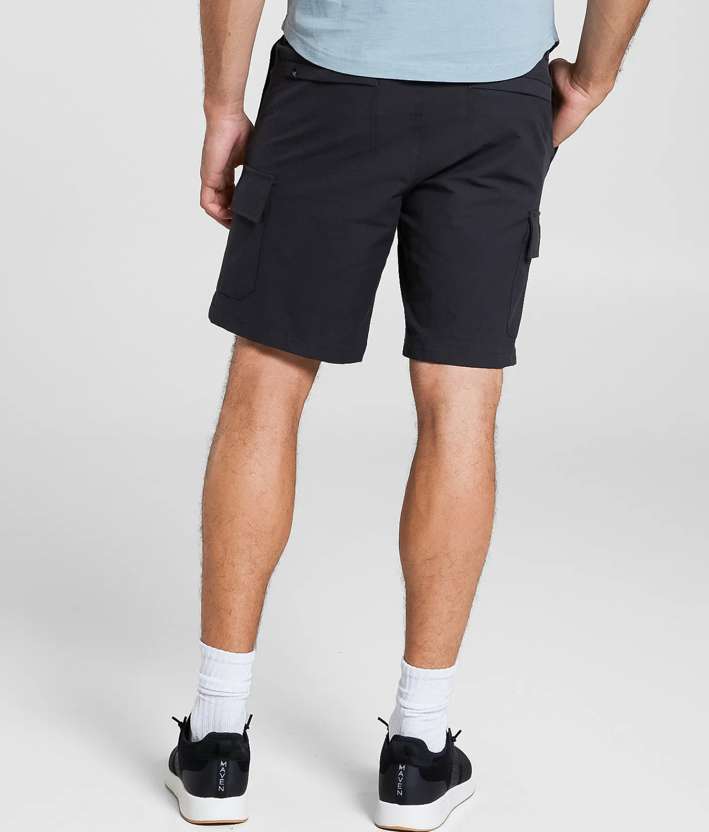 Bottoms|Shorts | Maven Co-op Panoramic Cargo Stretch Short Light Grey