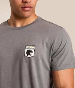 Tops|Graphic T-Shirts | RVCA Pantero T-Shirt Smoke