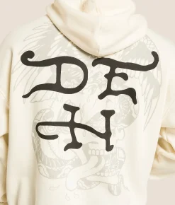 Tops | Ed Hardy Panther Flame Hooded Sweatshirt Ivory