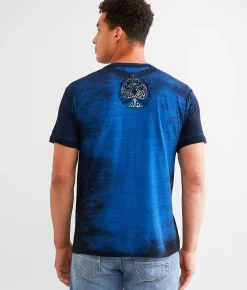 Graphic T-Shirts | Affliction Paramount T-Shirt Sapphire Blue