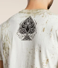 Affliction Paramount T-Shirt Antique White Clearance