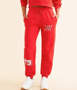 Bottoms | FITZ + EDDI Park City Utah Jogger High Risk Red