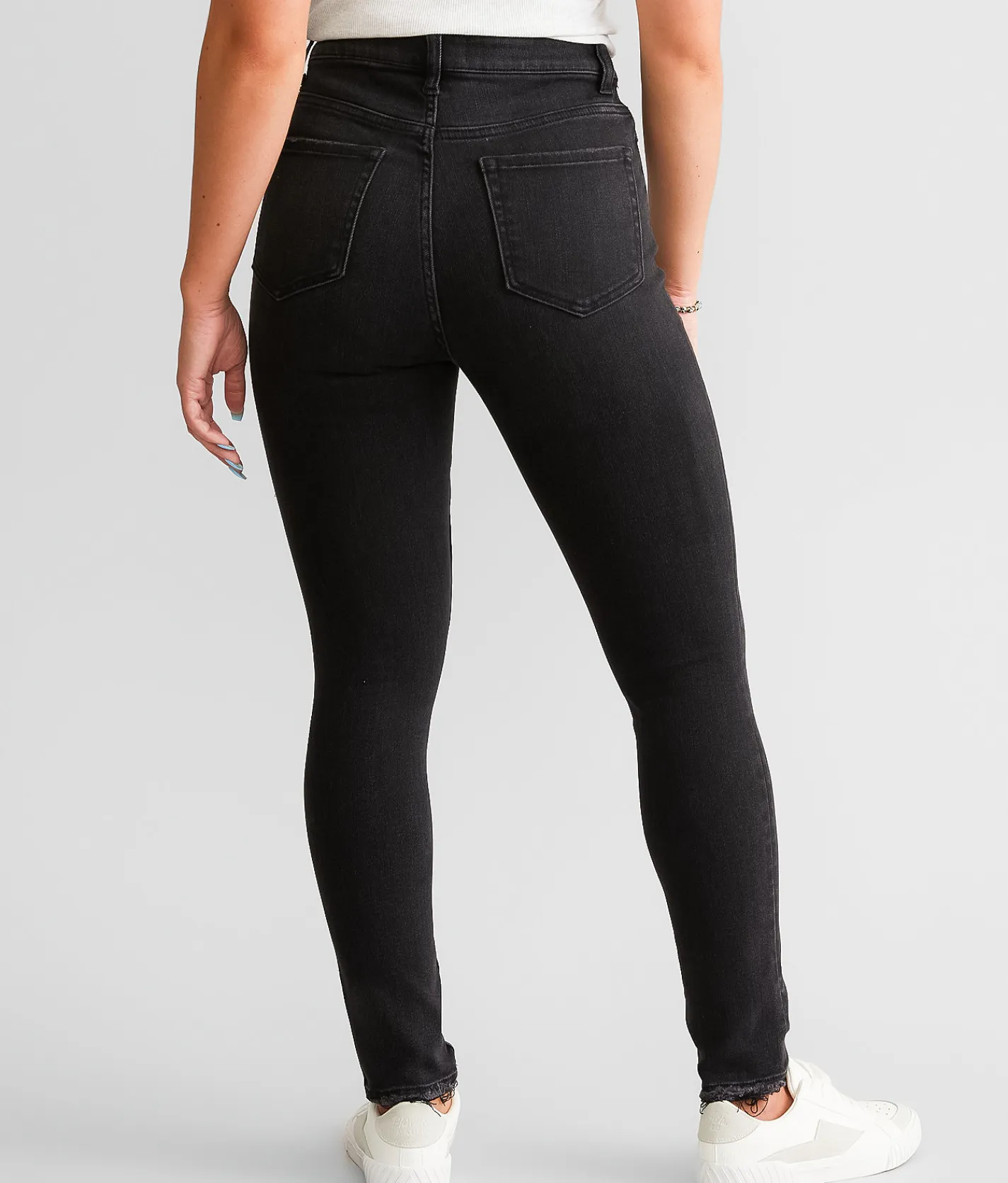 BKE Parker Ankle Skinny Stretch Jean Washed Black Discount