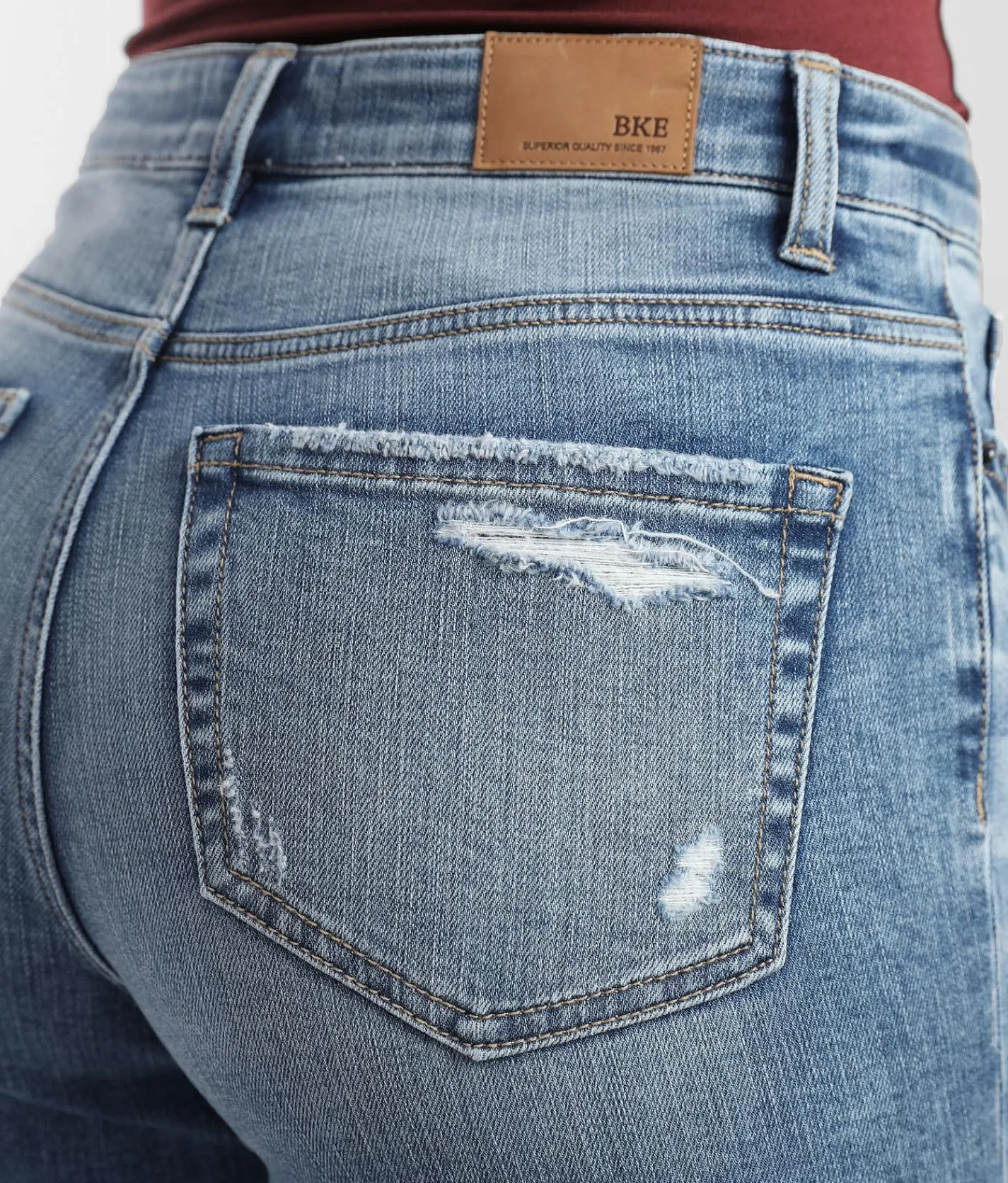 BKE Parker Ankle Straight Stretch Jean Nimley Clearance