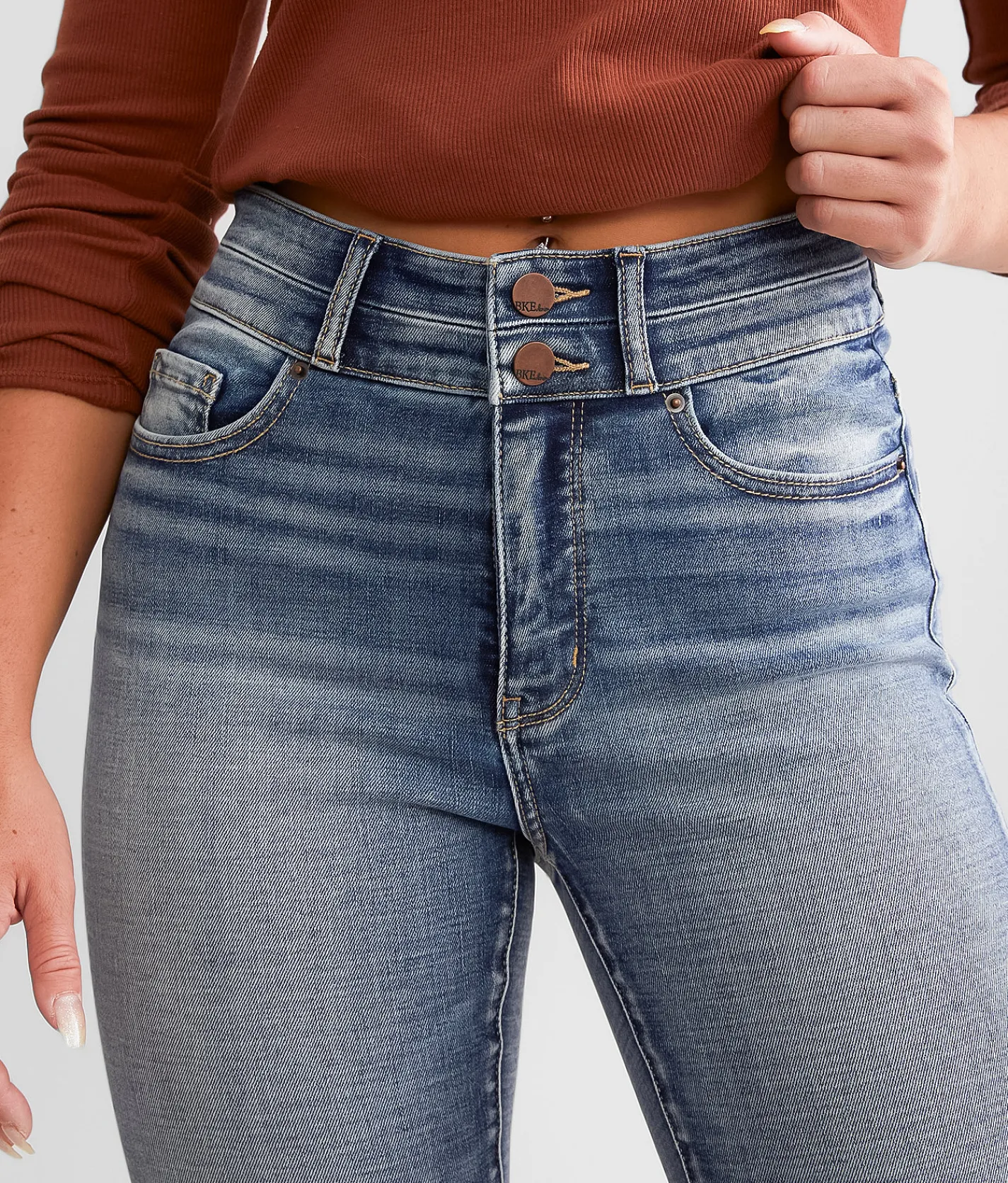 BKE Parker Classic Skinny Stretch Jean Rhude 10 Discount