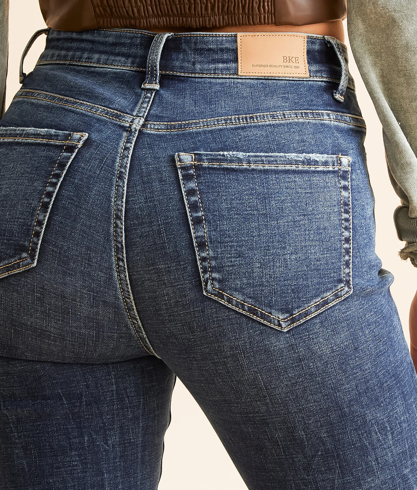 Jeans|Bottoms | BKE Parker Cropped Straight Stretch Jean Mintle 5