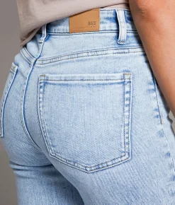 BKE Parker Cropped Straight Stretch Jean Kerker Outlet