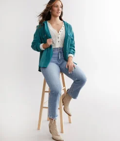 BKE Parker Cropped Straight Stretch Jean Bick Best