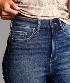 BKE Parker Cropped Straight Stretch Jean Folmer 12 Clearance