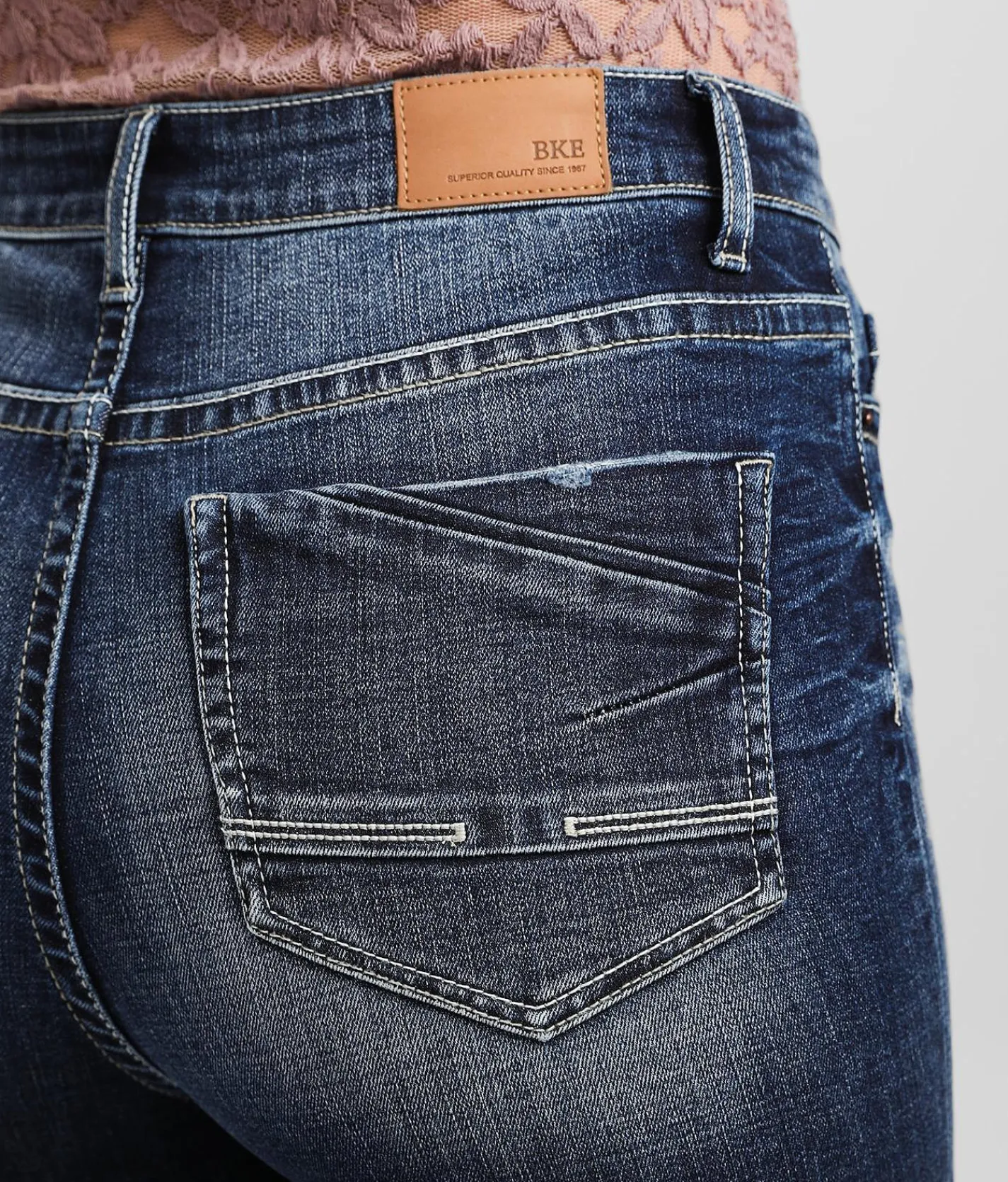 BKE Parker Cuffed Stretch Capri Jean Verax 4 Best