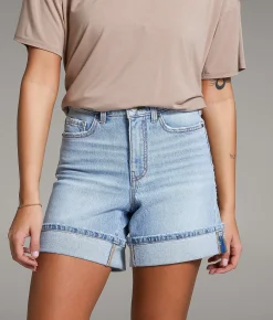 Bottoms|Shorts | BKE Parker Cuffed Stretch Short Smalley