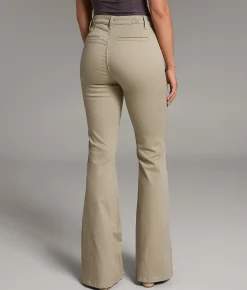 BKE Parker Flare Stretch Pant Khaki Discount