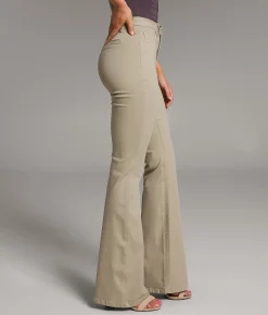 BKE Parker Flare Stretch Pant Khaki Discount
