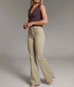 BKE Parker Flare Stretch Pant Khaki Discount