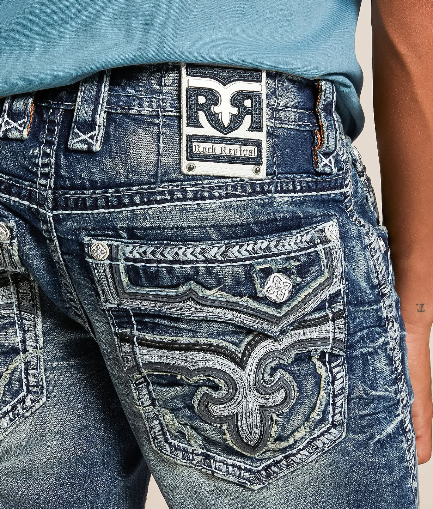 Rock Revival Jeans|Bottoms | Rock Revival Parker Straight Stretch Jean Parker J202