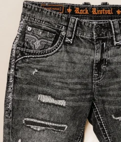 Bottoms|Shorts | Rock Revival Parker Stretch Short Parker H204