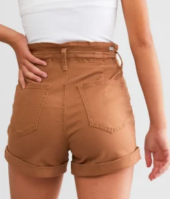 BKE Parker Stretch Short Pecan Brown Hot
