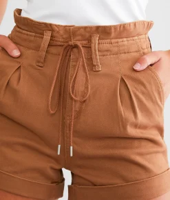 BKE Parker Stretch Short Pecan Brown Hot