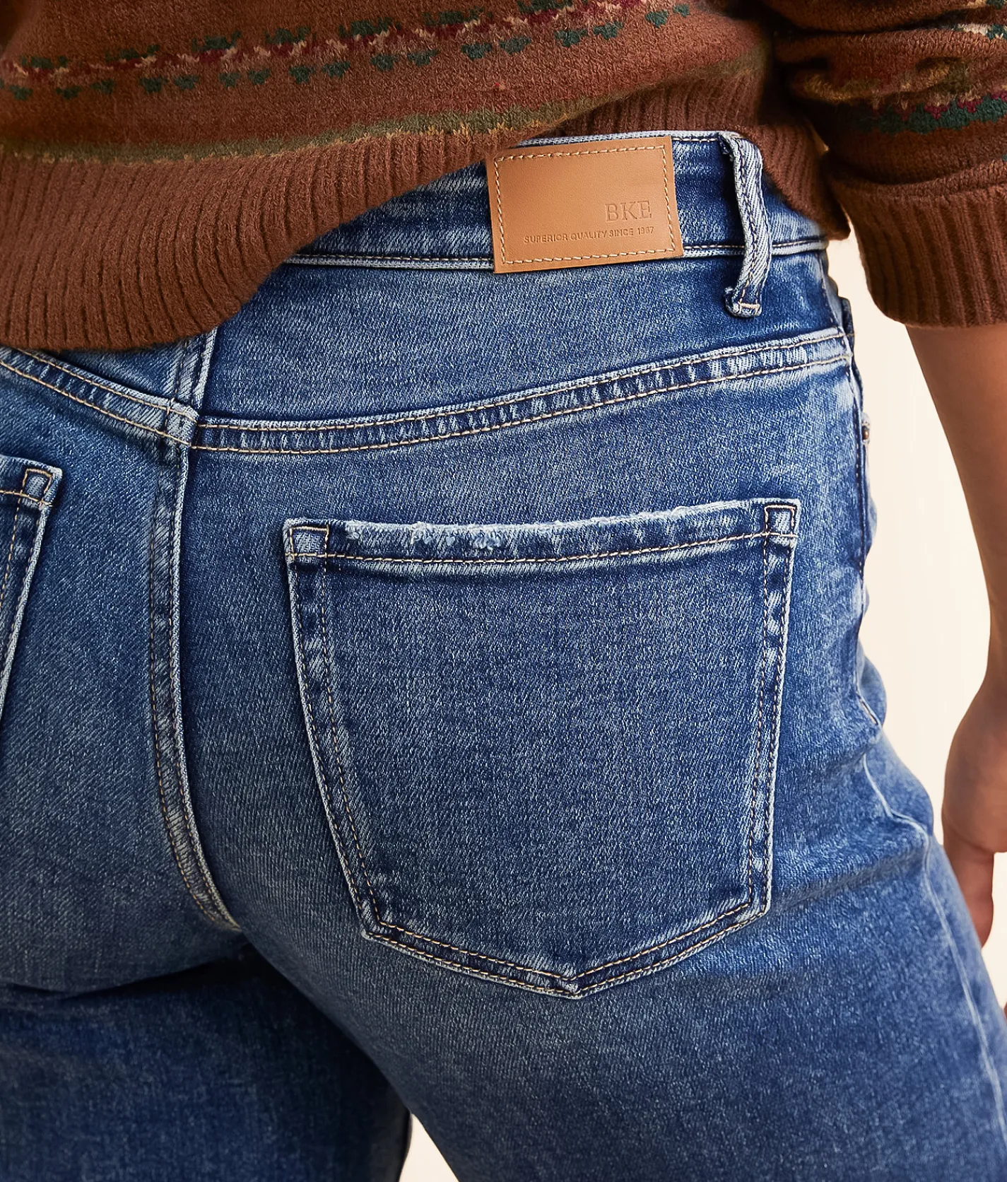 Jeans|Bottoms | BKE Parker Wide Leg Stretch Jean Peper