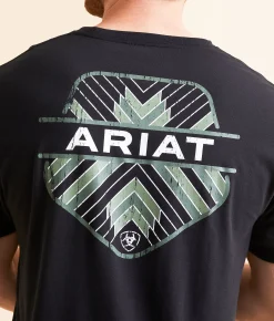 Graphic T-Shirts | Ariat Parks Sign T-Shirt Black