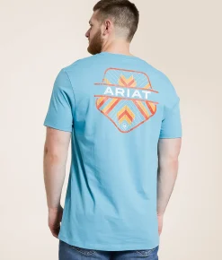 Graphic T-Shirts | Ariat Parks Sign T-Shirt Reef Waters