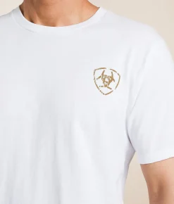 Tops | Ariat Parks Sign T-Shirt White