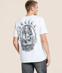 Sullen Parlor Pin-Up T-Shirt White Outlet