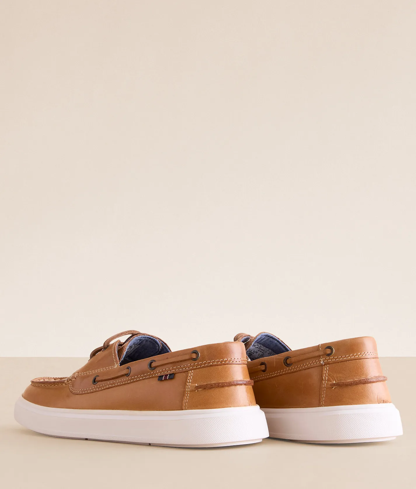 Steve Madden Parnel Leather Shoe Tan Outlet