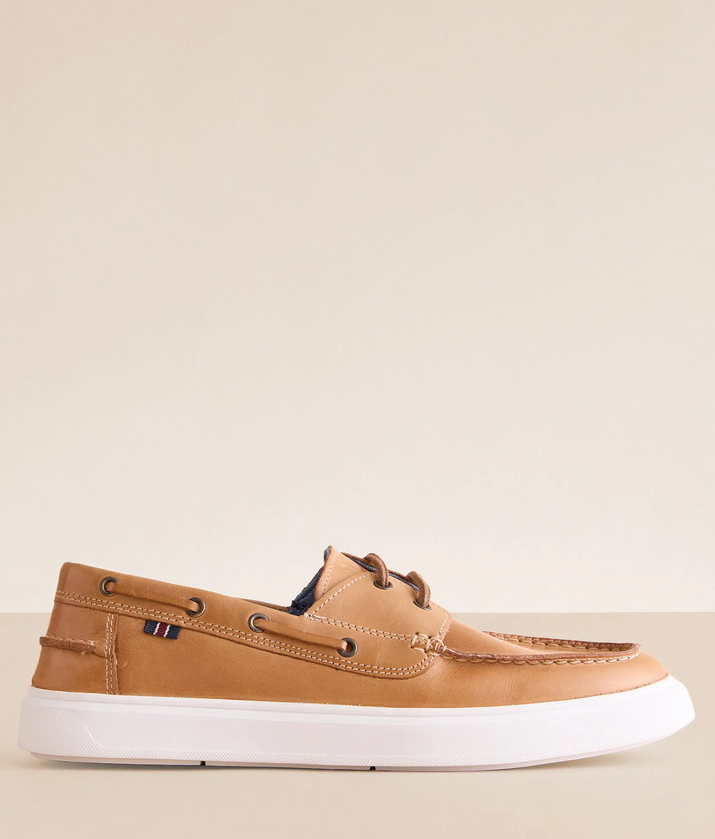 Steve Madden Parnel Leather Shoe Tan Outlet