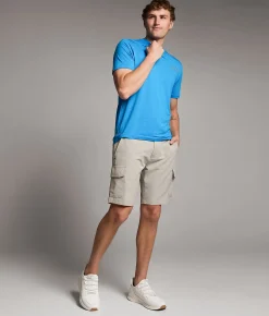 Maven Co-op Paroramic Cargo Stretch Short White Light Grey Sale