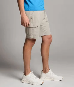 Maven Co-op Paroramic Cargo Stretch Short White Light Grey Sale