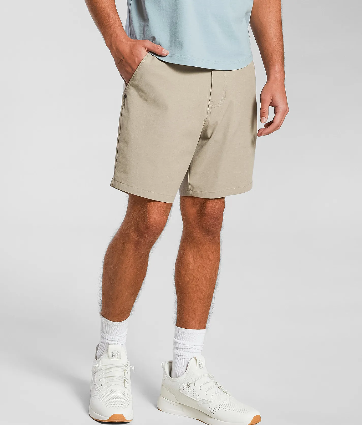 Bottoms|Shorts | Maven Co-op Par Performance Stretch Short Dark Khaki