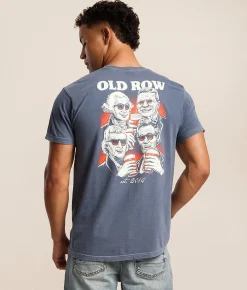 Old Row Party At The Rushmore T-Shirt Denim Discount