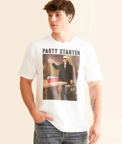 Riot Society Party Starter T-Shirt White Online