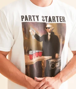 Riot Society Party Starter T-Shirt White Online