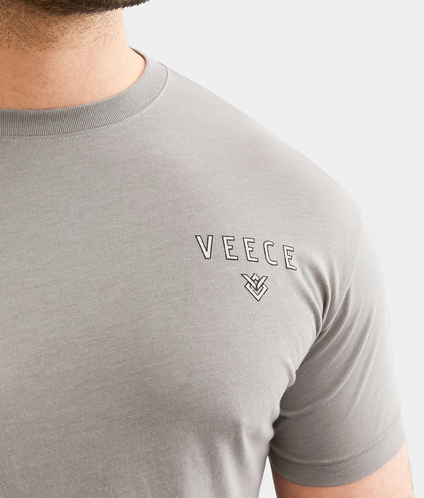 Graphic T-Shirts | Veece Patch Slab T-Shirt Grey Green Heather