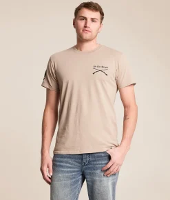 Tops|Graphic T-Shirts | Howitzer Patriot Card T-Shirt Chateau Grey