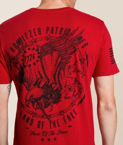 Tops|Graphic T-Shirts | Howitzer Patriot Eagle T-Shirt Chili Pepper